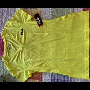 Neon Yellow Fila Tee